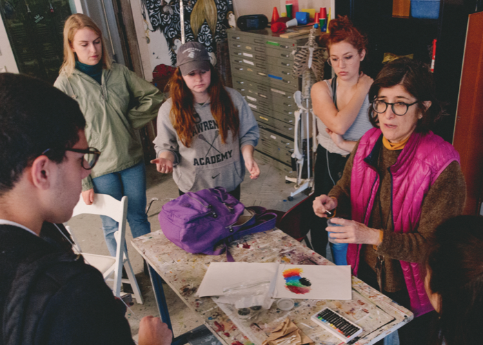 People in an art studio